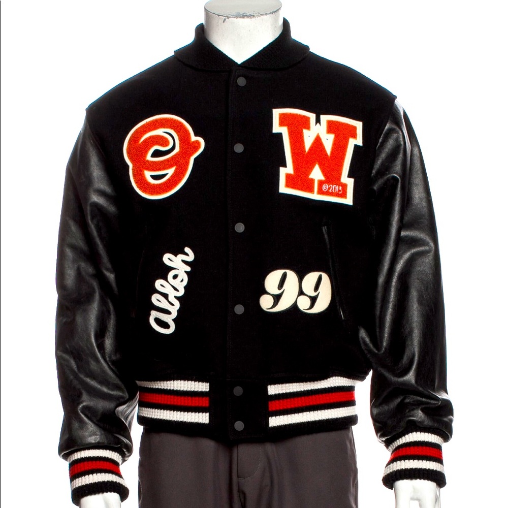 Black & Orange Off-White C/O Virgil Abloh jacket